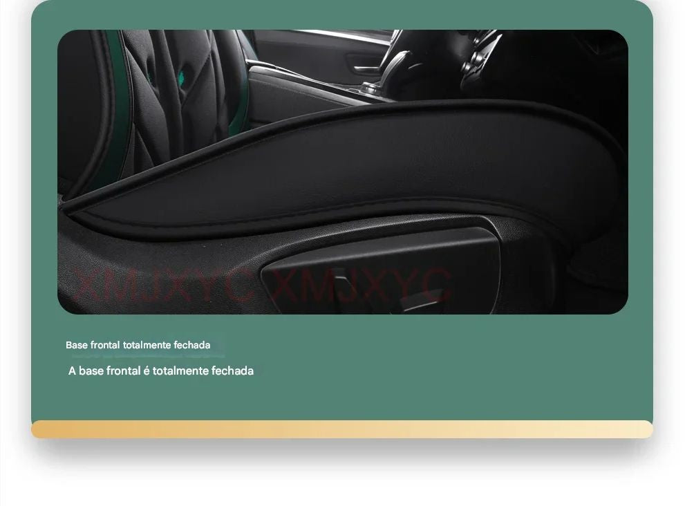 CAPA DE BANCO UNIVERSAL EM COURO PREMIUM!