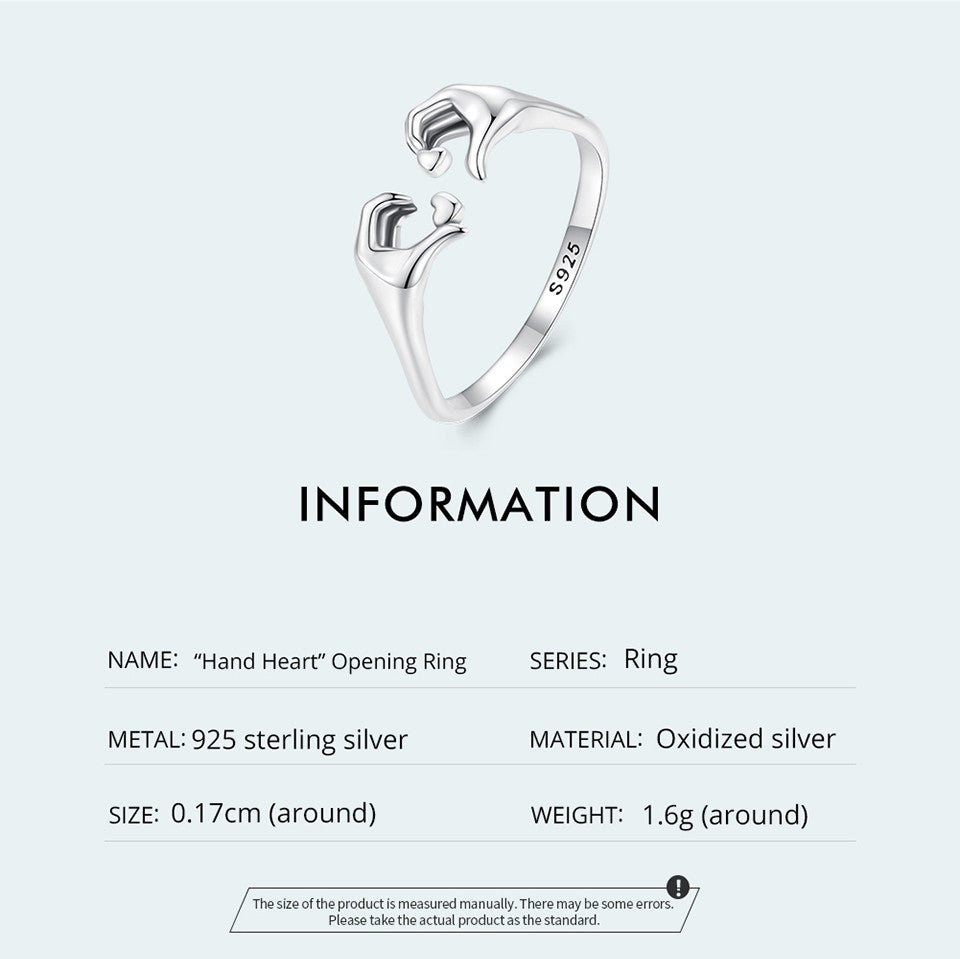 Anel WOSTU em Prata Esterlina 925 – Símbolo de Amor e União!