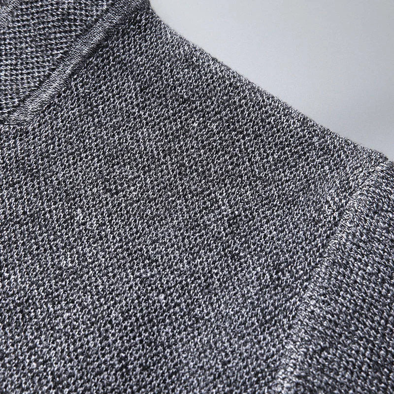 2022 cardigan jaqueta masculina cor sólida de malha casual gola fino ajuste cas