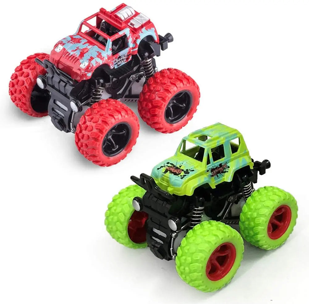 Carro de Brinquedo com Tração nas Quatro Rodas – SUV Off-Road com Movimento Inercial