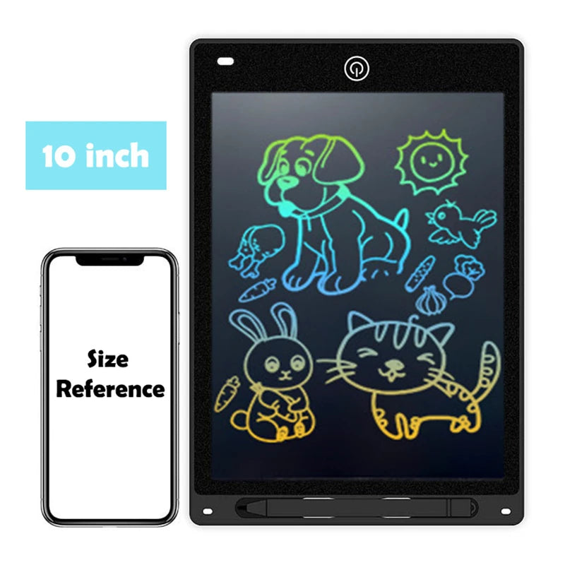 Prancheta Eletrônica LCD – Tablet de Escrita e Desenho Infantil Disponível nos tamanhos: 8.5 / 10 / 12 polegadas