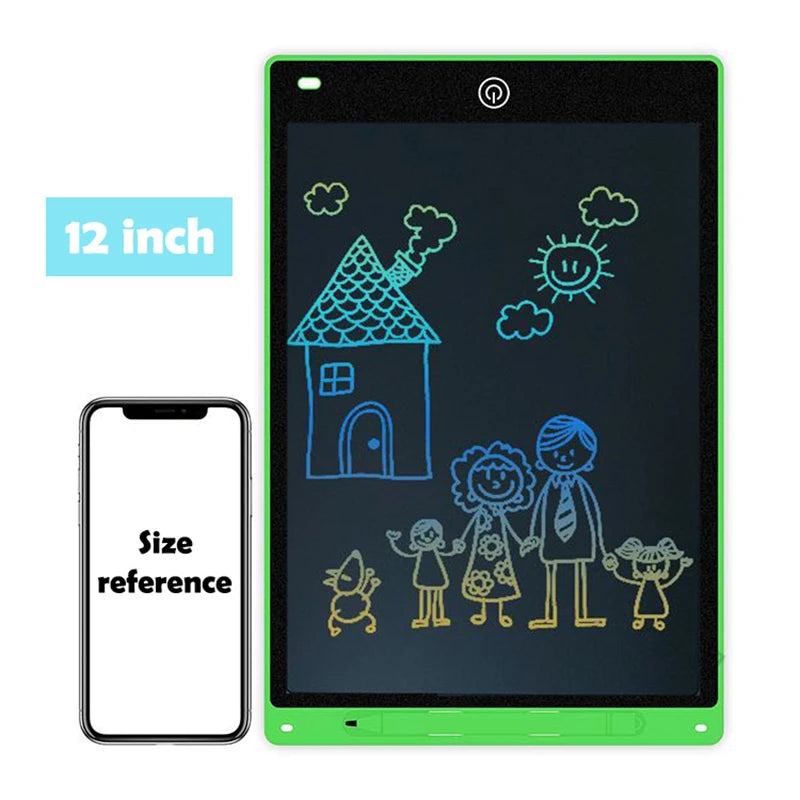Prancheta Eletrônica LCD – Tablet de Escrita e Desenho Infantil Disponível nos tamanhos: 8.5 / 10 / 12 polegadas