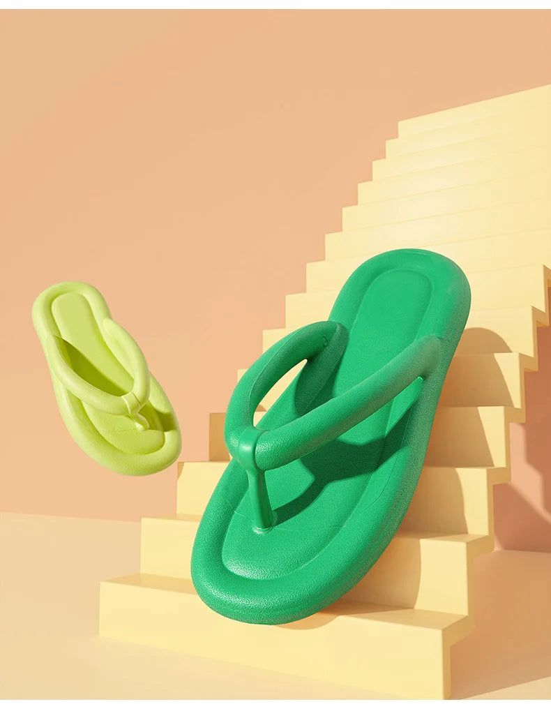 Chinelos Femininos: Chinelos Planos Leves e Confortáveis em EVA Respirável, Estilo Férias, Praia, Chuveiro, Verão, Disponíveis em 5 Cores, Tamanhos 36-41.