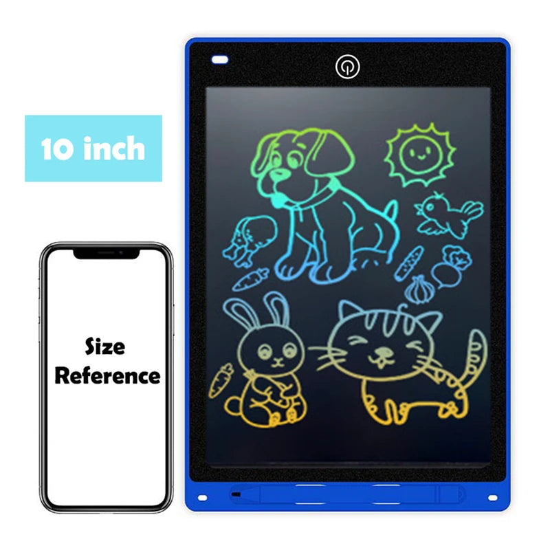 Prancheta Eletrônica LCD – Tablet de Escrita e Desenho Infantil Disponível nos tamanhos: 8.5 / 10 / 12 polegadas