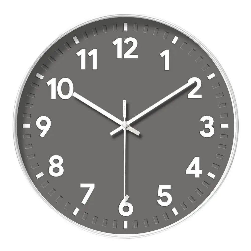 Relógio de parede decorativo para sala de estar, display de agulha, ponteiro op