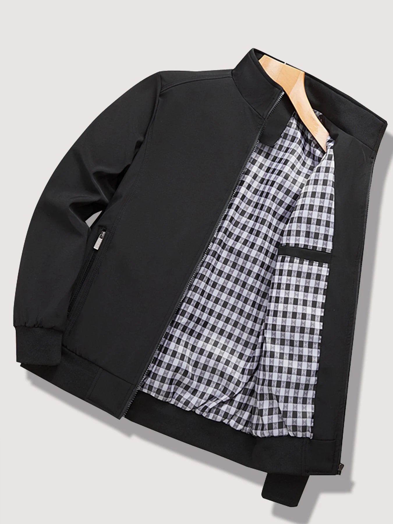 Jaqueta casual monocromática masculina, casaco match viajante, tendência de negócios, moda sta, nova, primavera e outono