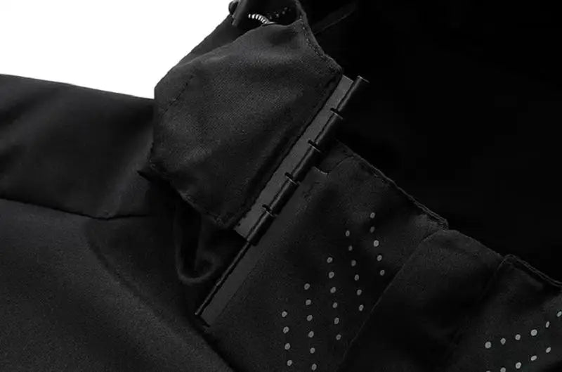 Jaqueta de chuva impermeável masculina leve exterior com capuz capa de chuva ao