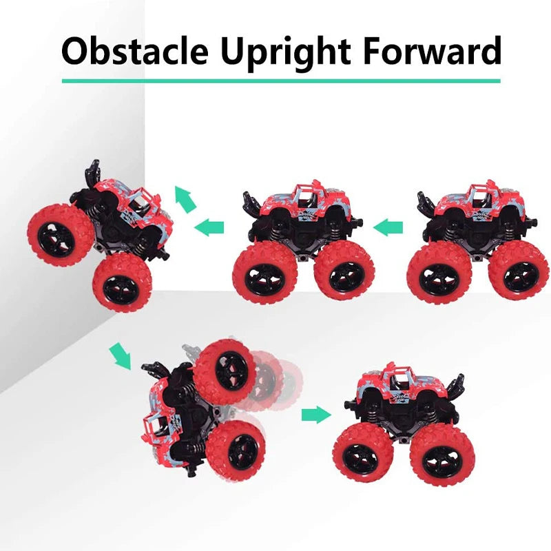 Carro de Brinquedo com Tração nas Quatro Rodas – SUV Off-Road com Movimento Inercial