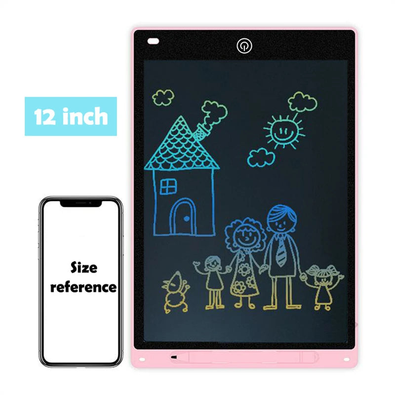 Prancheta Eletrônica LCD – Tablet de Escrita e Desenho Infantil Disponível nos tamanhos: 8.5 / 10 / 12 polegadas