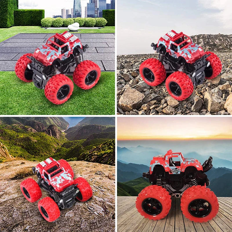 Carro de Brinquedo com Tração nas Quatro Rodas – SUV Off-Road com Movimento Inercial