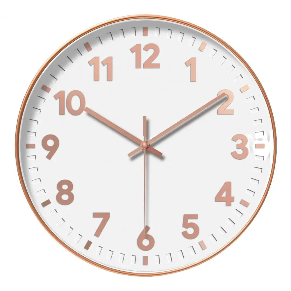 Relógio de parede decorativo para sala de estar, display de agulha, ponteiro op