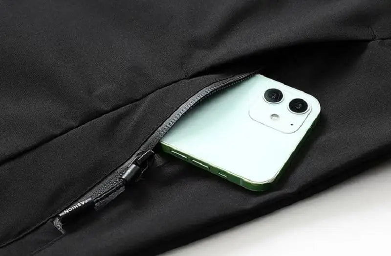 Jaqueta de chuva impermeável masculina leve exterior com capuz capa de chuva ao