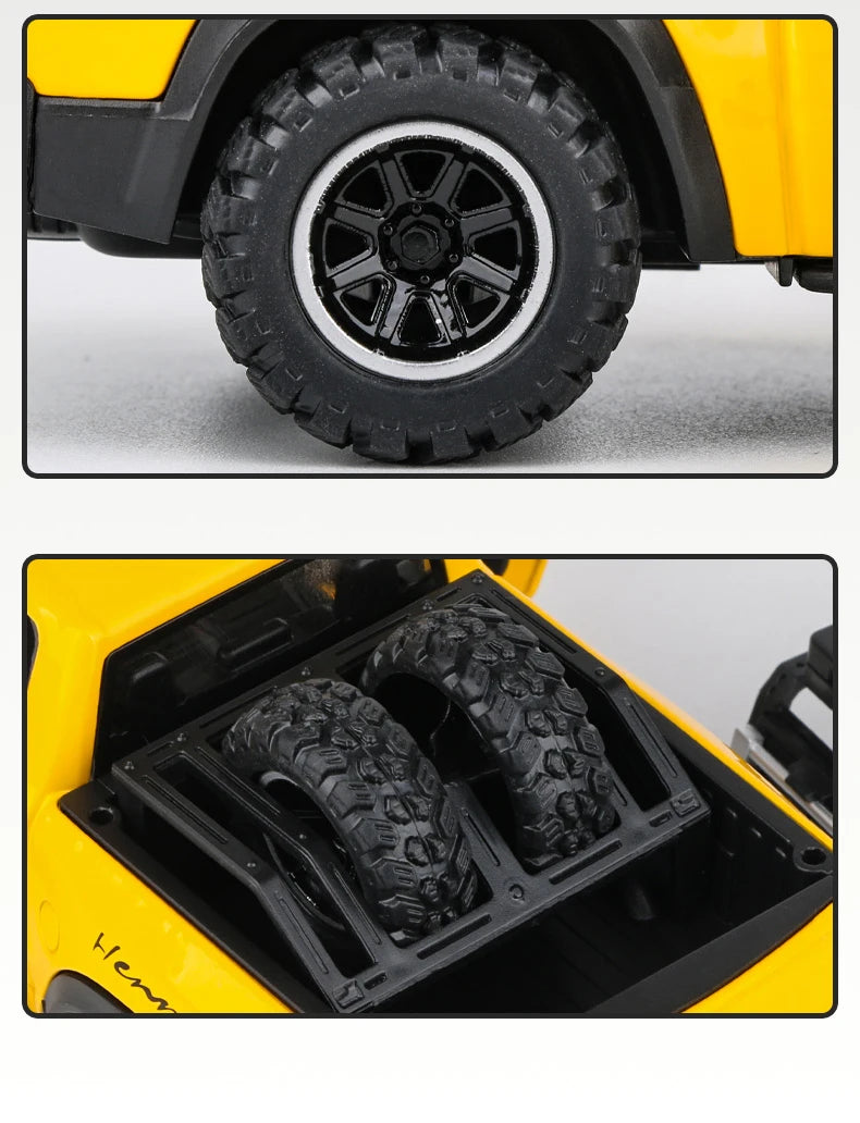 Dodge Ram 1000 TRX Mamute 1:32 - Pickup com Som, Luz e Movimento Para Trás - Brinquedo Colecionável para Crianças, Presente Ideal de Aniversário!