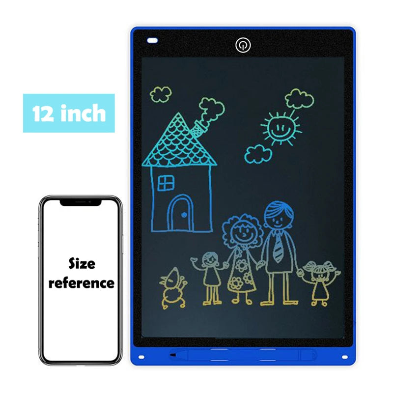 Prancheta Eletrônica LCD – Tablet de Escrita e Desenho Infantil Disponível nos tamanhos: 8.5 / 10 / 12 polegadas