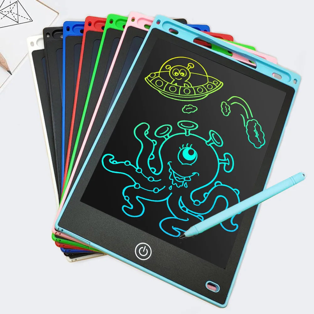 Prancheta Eletrônica LCD – Tablet de Escrita e Desenho Infantil Disponível nos tamanhos: 8.5 / 10 / 12 polegadas