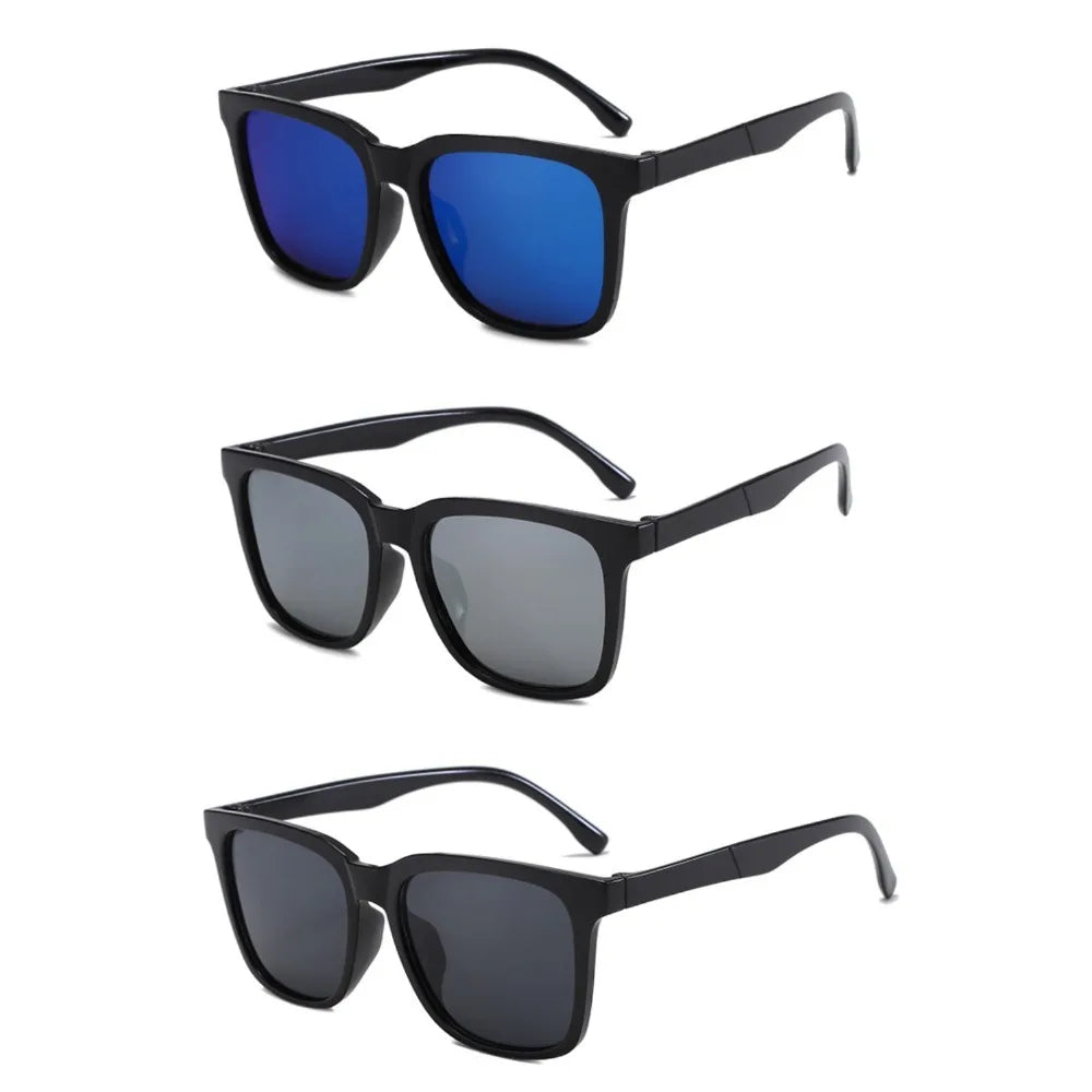 Óculos de sol unissex para dirigir, com lentes de mercúrio e proteção UV400.