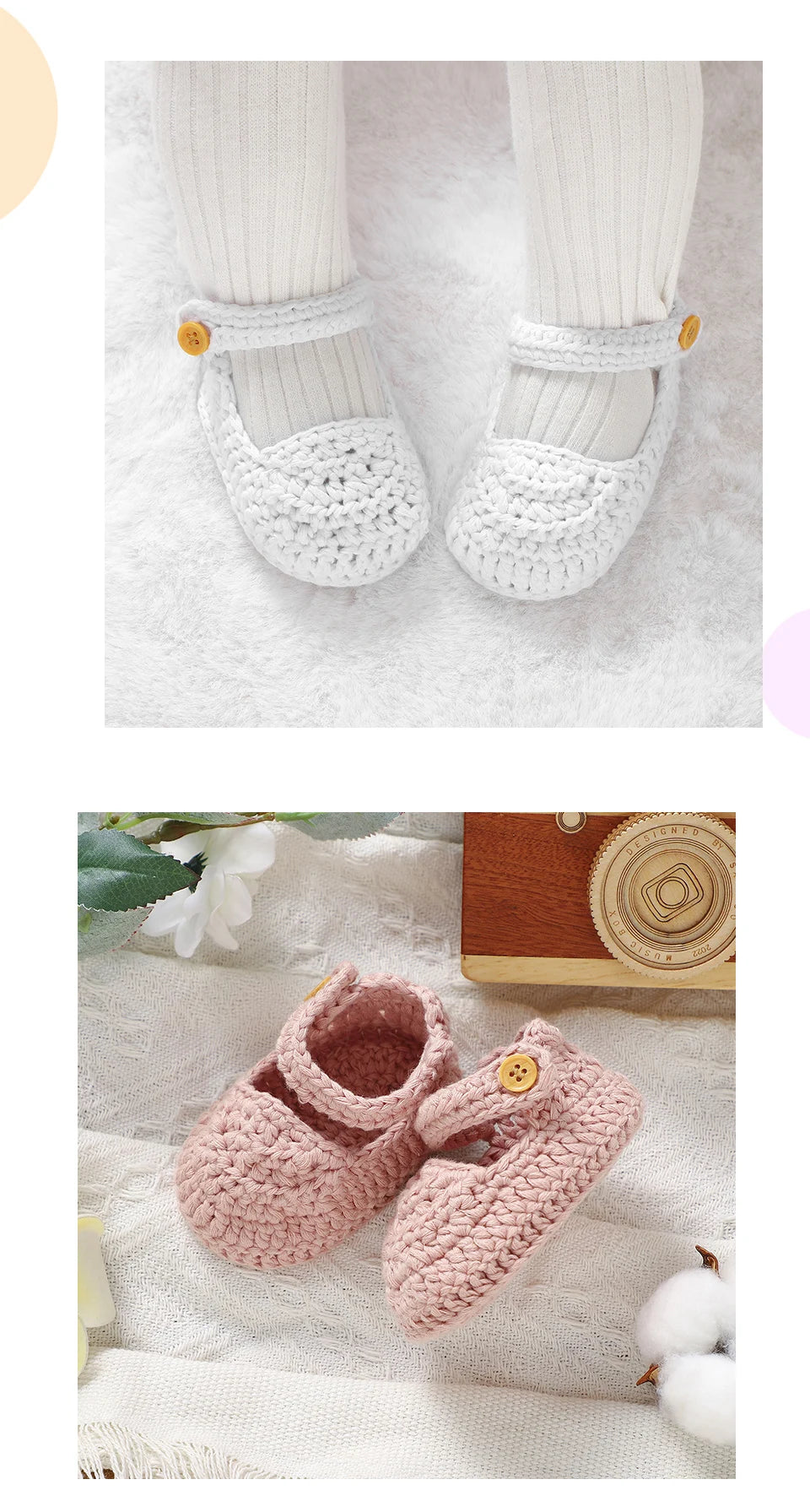 Sapatos para Bebê Recém-Nascido Menina (0-1 ano): Moda, cor pura, malha infantil, antiderrapante e sola macia. Ideais para os primeiros passos no inverno, perfeitos para caminhadas!