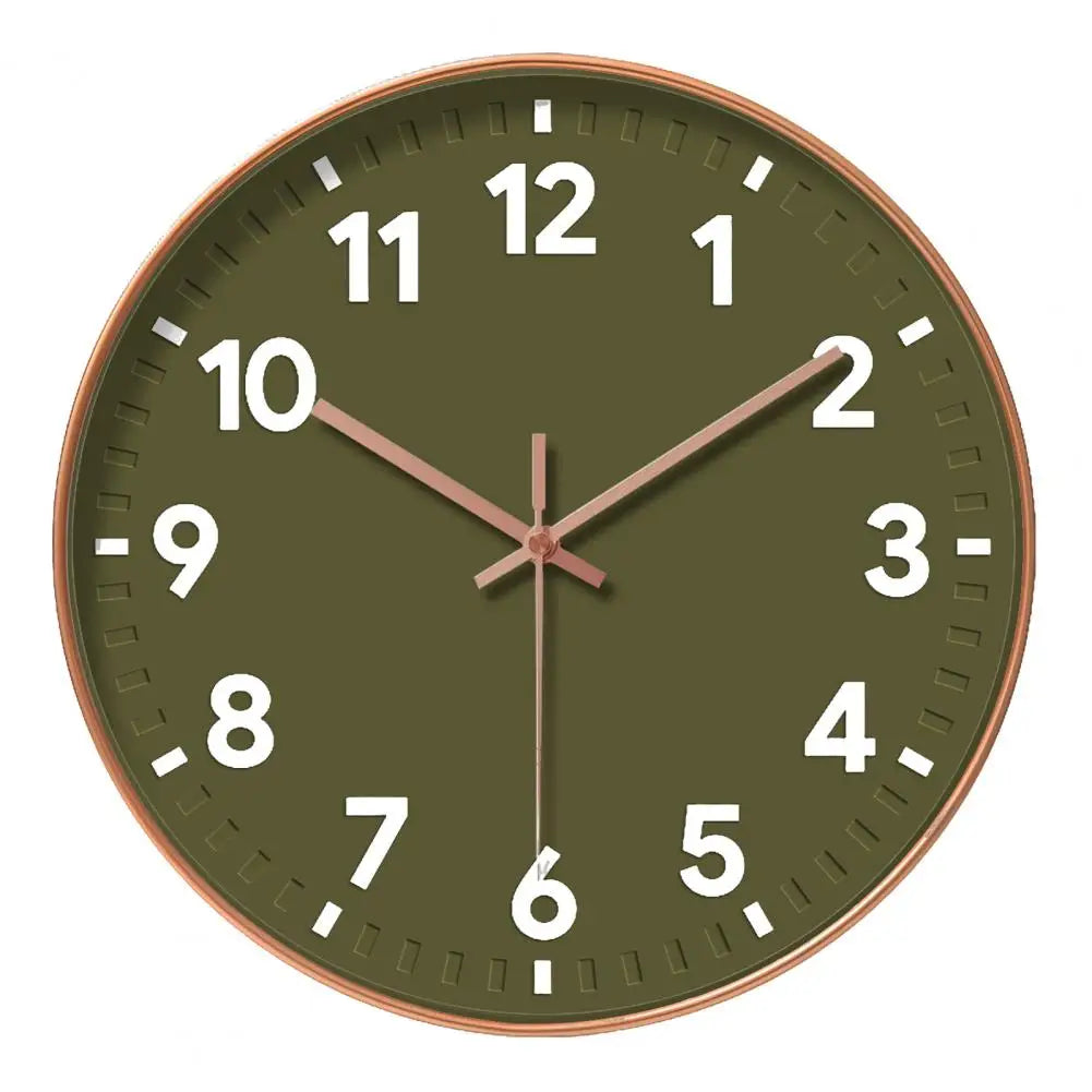 Relógio de parede decorativo para sala de estar, display de agulha, ponteiro op