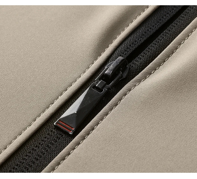 Jaqueta casual de negócios de alta qualidade para a primavera, com gola de beisebol. Estilo bonito e moderno, ideal para a juventude.