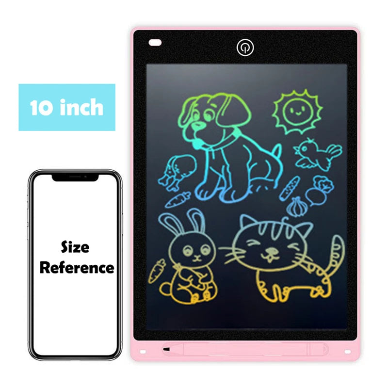 Prancheta Eletrônica LCD – Tablet de Escrita e Desenho Infantil Disponível nos tamanhos: 8.5 / 10 / 12 polegadas