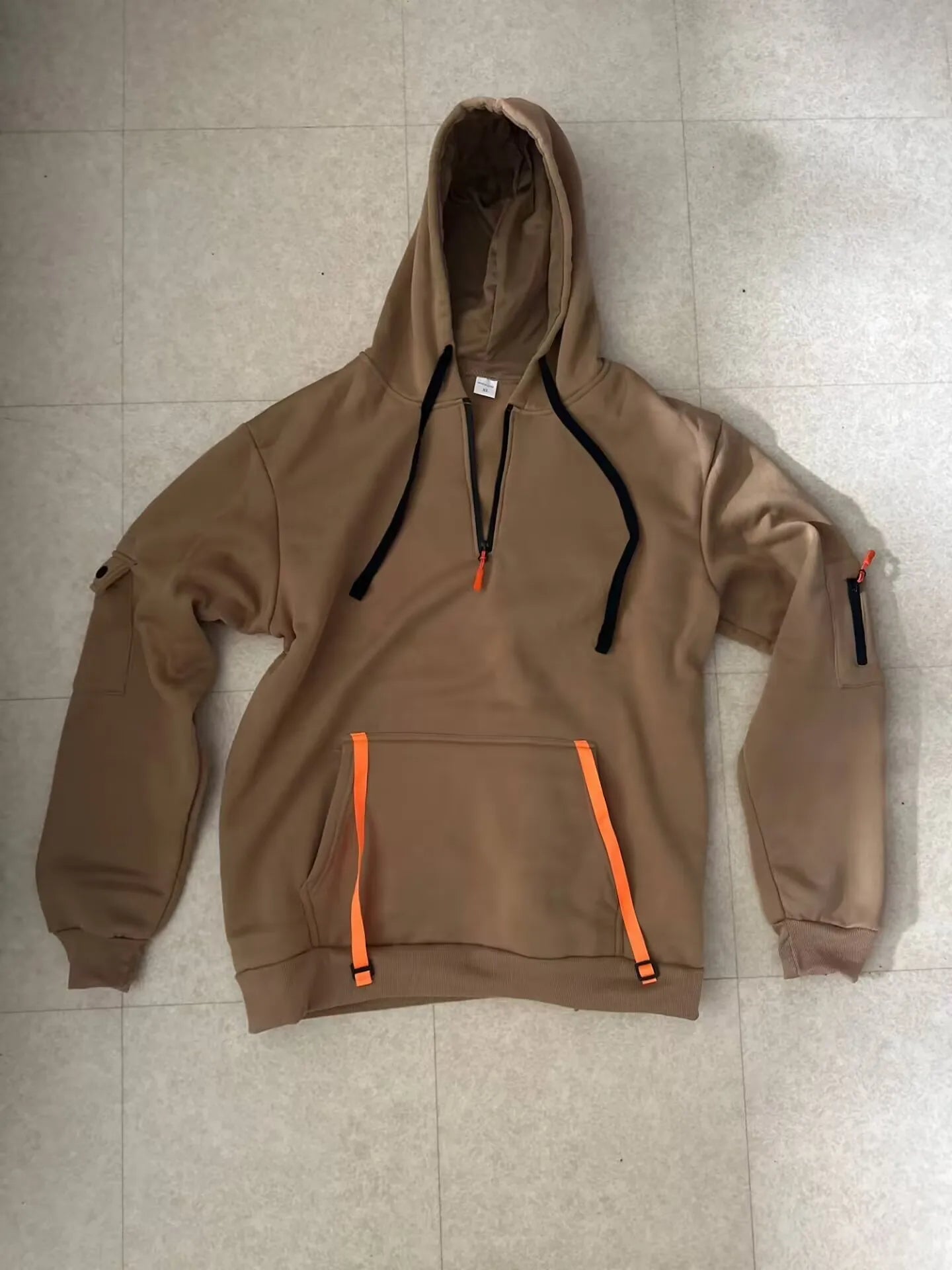 Everlast – Moletom Masculino com Capuz, Suéter Esportivo Casual, Jaqueta Solta, Mangas Compridas, com Zíper e Vários Bolsos, Estilo Harajuku.