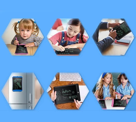 Prancheta Eletrônica LCD – Tablet de Escrita e Desenho Infantil Disponível nos tamanhos: 8.5 / 10 / 12 polegadas