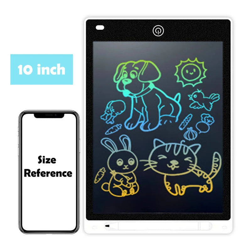 Prancheta Eletrônica LCD – Tablet de Escrita e Desenho Infantil Disponível nos tamanhos: 8.5 / 10 / 12 polegadas