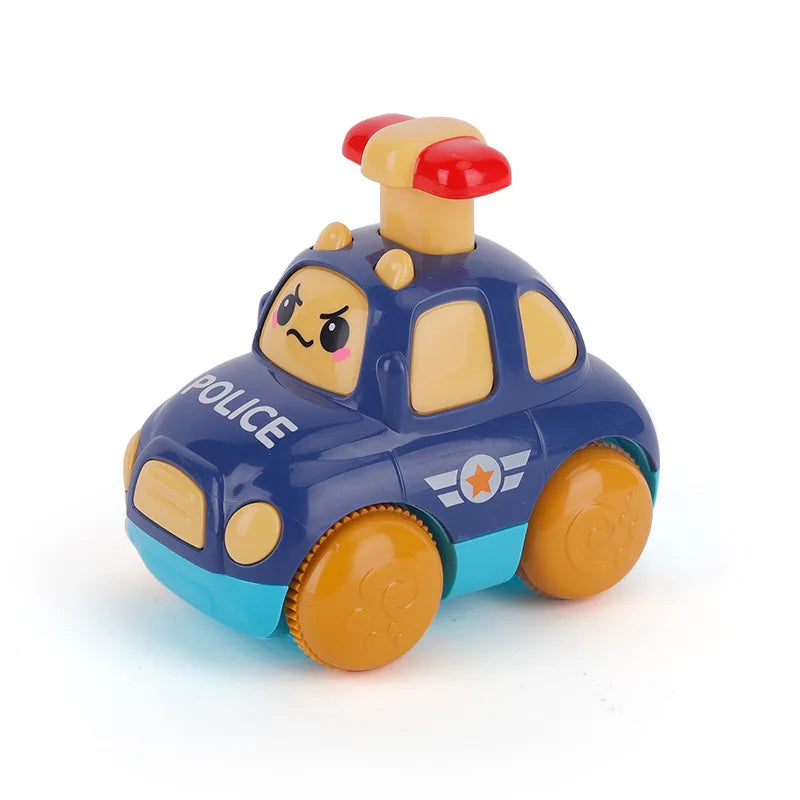 Carro de animais do bebê brinquedos da criança imprensa e ir carros puxar para trás carro iluminar brinquedos carros de corda para crianças 1 2 anos de idade menino presentes de aniversário