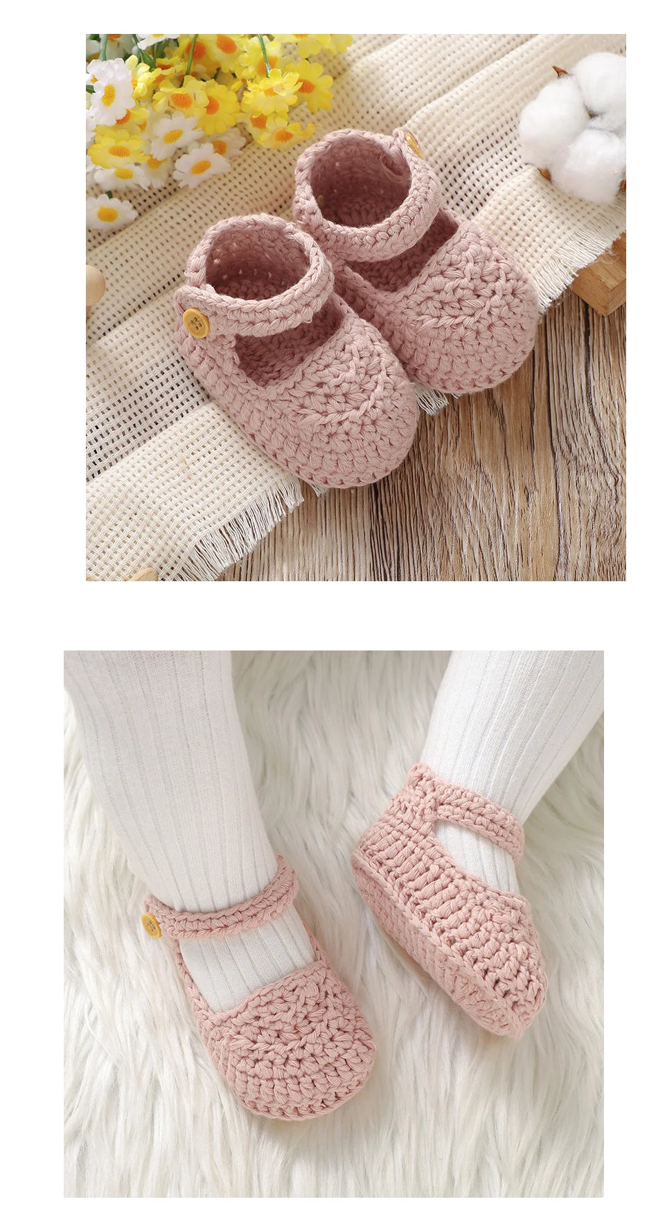 Sapatos para Bebê Recém-Nascido Menina (0-1 ano): Moda, cor pura, malha infantil, antiderrapante e sola macia. Ideais para os primeiros passos no inverno, perfeitos para caminhadas!