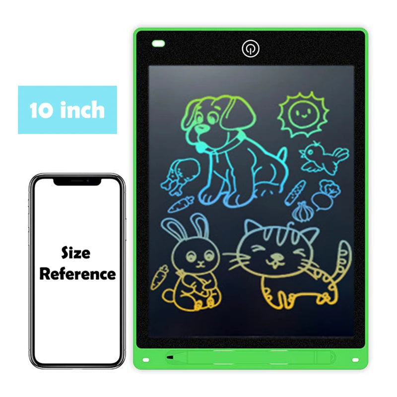 Prancheta Eletrônica LCD – Tablet de Escrita e Desenho Infantil Disponível nos tamanhos: 8.5 / 10 / 12 polegadas