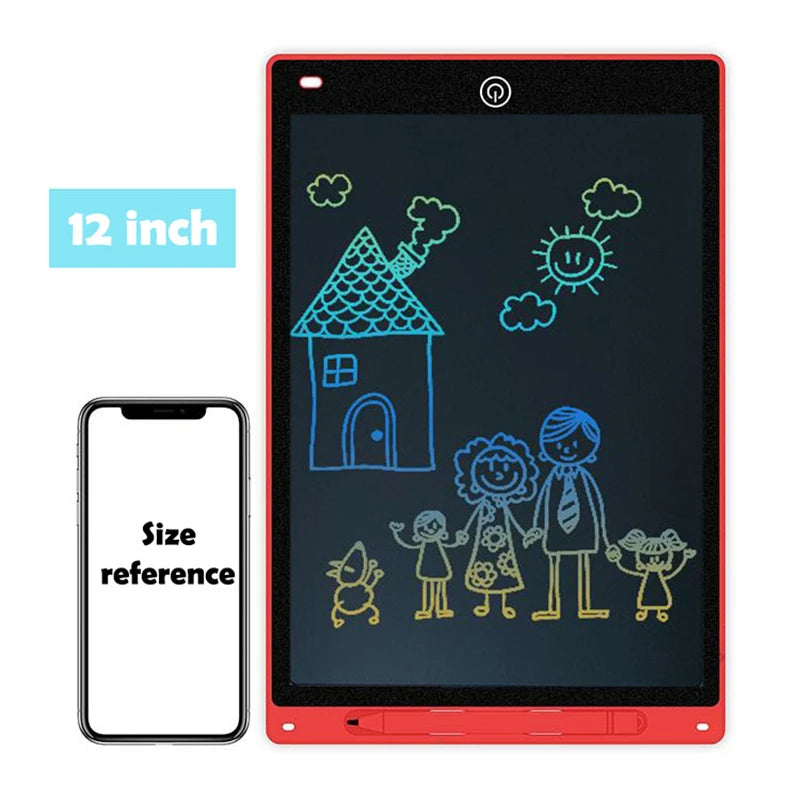 Prancheta Eletrônica LCD – Tablet de Escrita e Desenho Infantil Disponível nos tamanhos: 8.5 / 10 / 12 polegadas