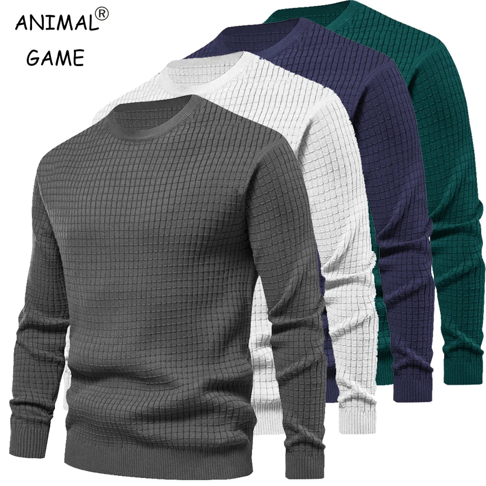 Novo: blusa esportiva masculina com gola redonda, cor sólida, ajuste grande, ideal para a primavera e corridas ao ar livre!