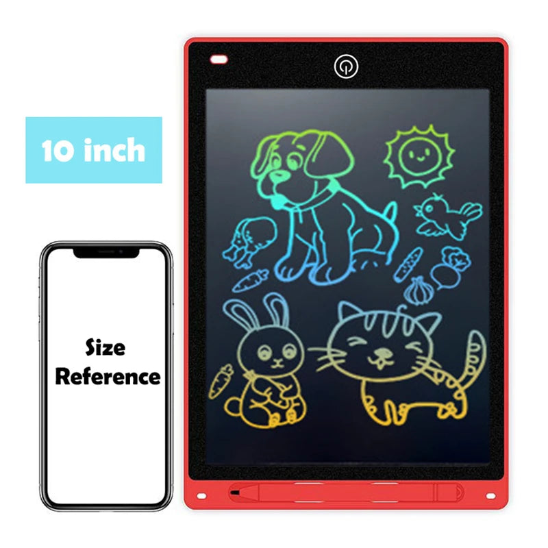 Prancheta Eletrônica LCD – Tablet de Escrita e Desenho Infantil Disponível nos tamanhos: 8.5 / 10 / 12 polegadas