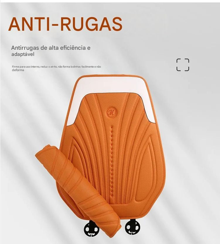 Capa de Assento Universal em Couro Premium – Conforto e Estilo em Todas as Estações!