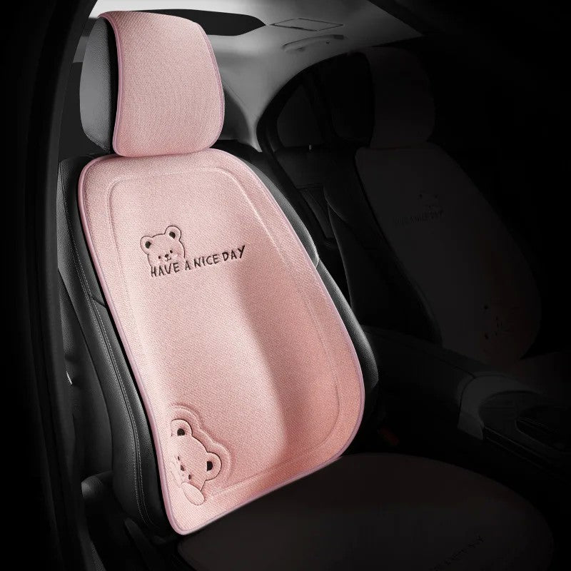 Capa de Almofada para Assento de Carro - Estilo, Conforto e Proteção Antiderrapante!