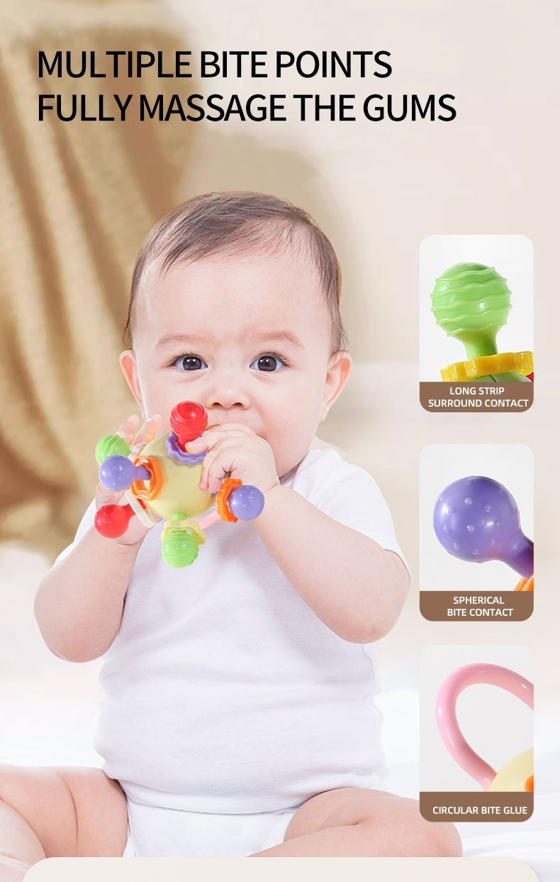 Bola Macia de Segurar para Bebês — Xingdun Presente ideal para bebês de 0 a 3 anos! ?