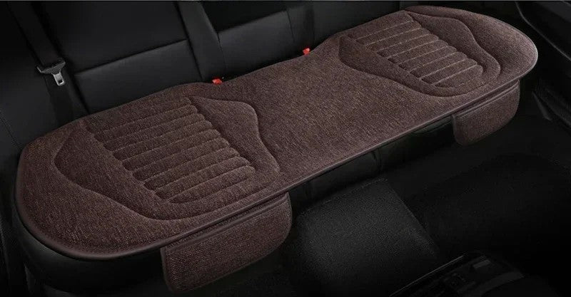 Capa Universal para Assento de Carro em Linho | 4 Estações | Respirável e Antiderrapante | Proteção Elegante para Bancos Automotivos
