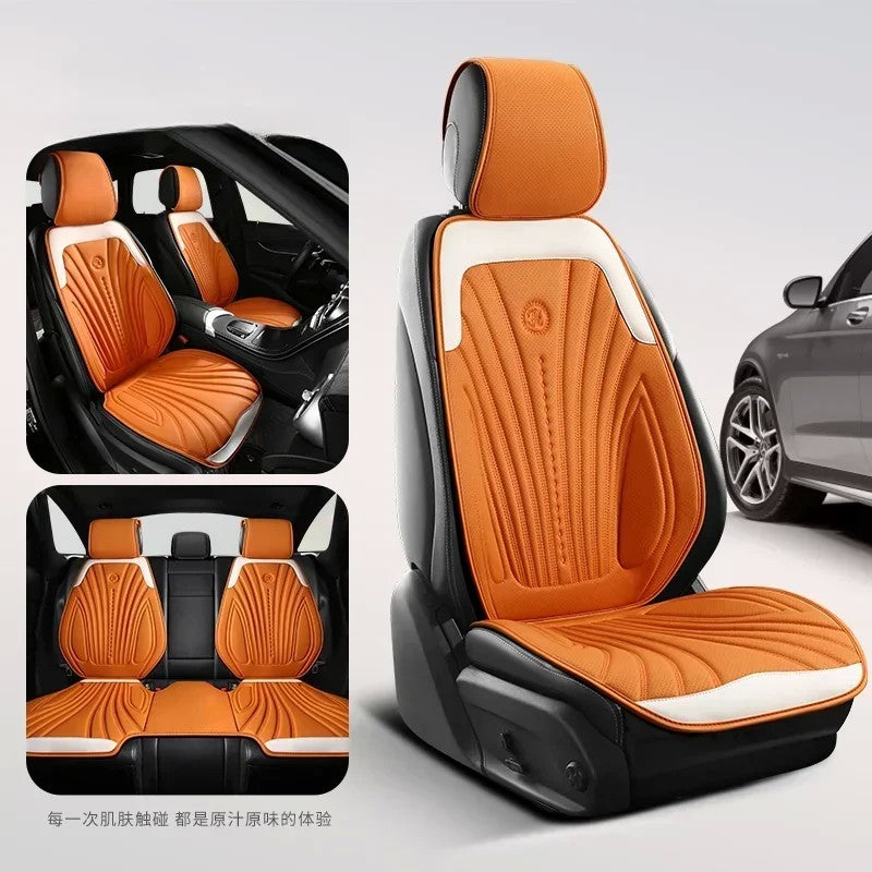 Capa de Assento Universal em Couro Premium – Conforto e Estilo em Todas as Estações!