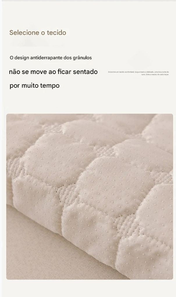 Capa de Sofá em Veludo Cristal – Modelo em L (Formato de Canto)