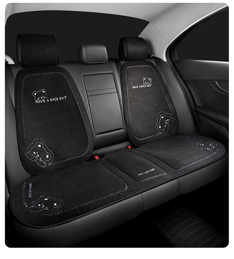 Capa de Almofada para Assento de Carro - Estilo, Conforto e Proteção Antiderrapante!