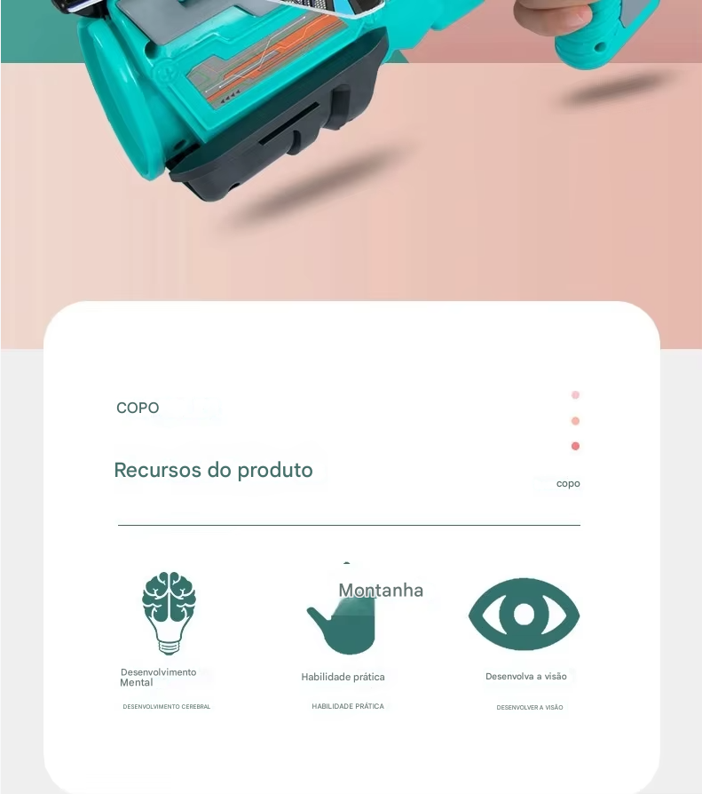 Brinquedo Educativo Aeronave Ejetável – Para Meninos de 3 a 5 Anos