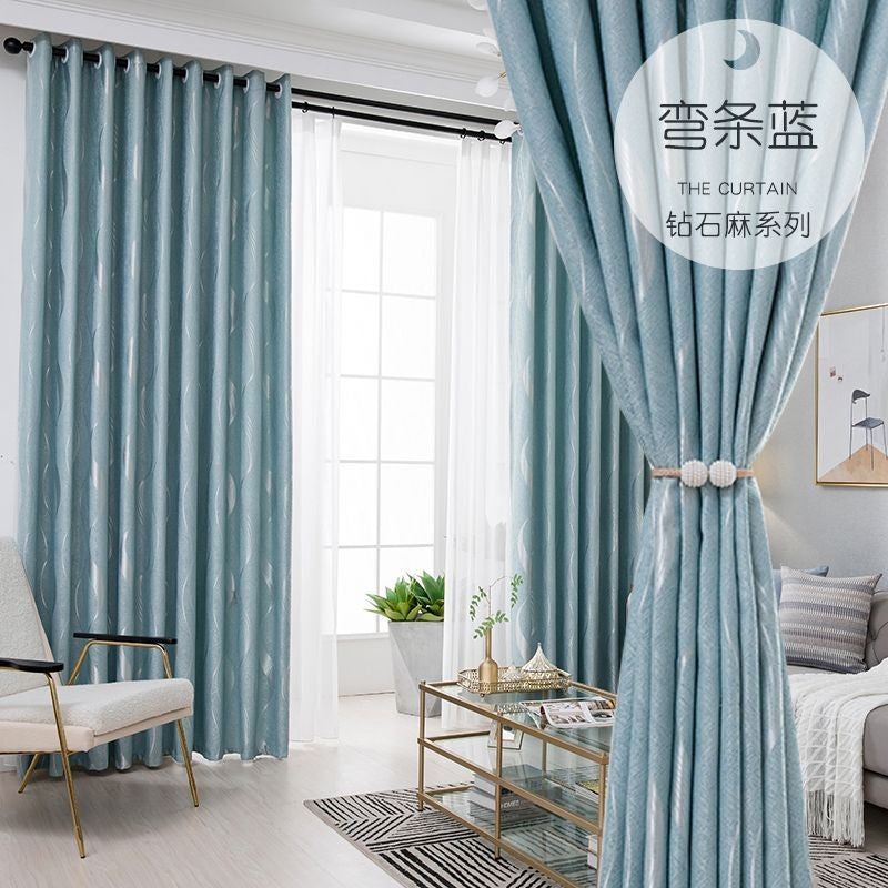 Dreamwood - Cortina Moderna em Poliéster Jacquard