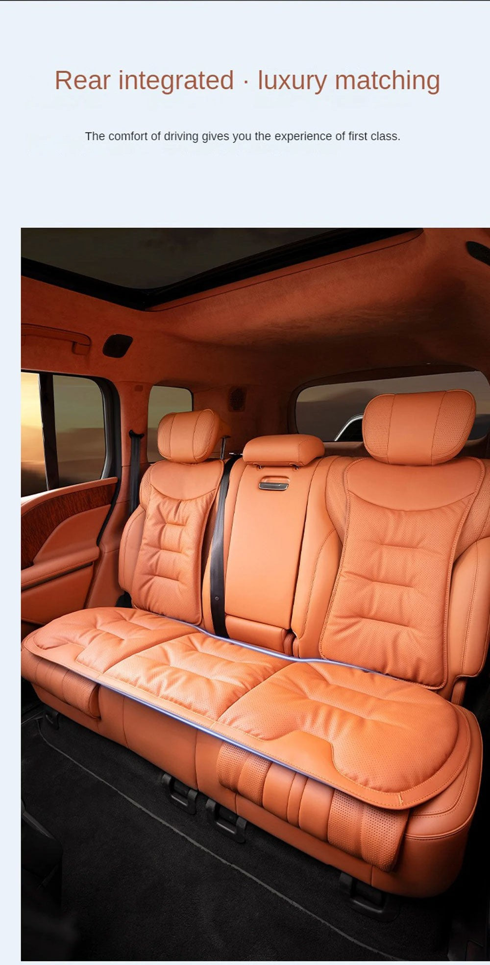 Proteção Completa para bancos – evita desgaste, sujeira e arranhões. Design moderno e confortável – Almofada acolchoada para mais conforto nas viagens.