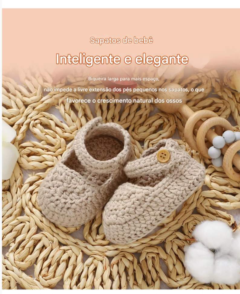 Sapatos para Bebê Recém-Nascido Menina (0-1 ano): Moda, cor pura, malha infantil, antiderrapante e sola macia. Ideais para os primeiros passos no inverno, perfeitos para caminhadas!