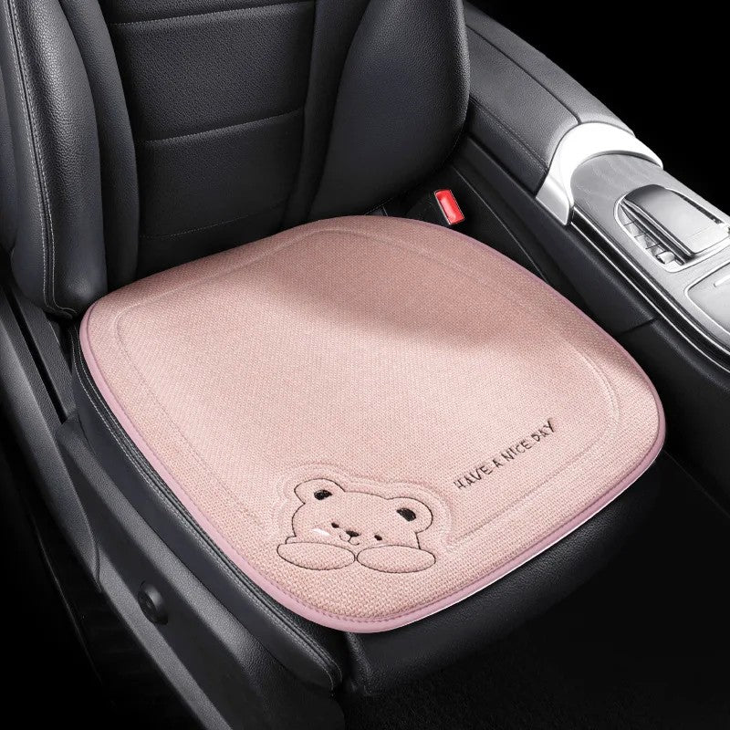 Capa de Almofada para Assento de Carro - Estilo, Conforto e Proteção Antiderrapante!