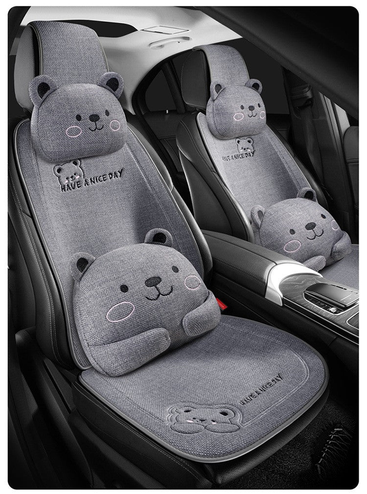 Capa de Almofada para Assento de Carro - Estilo, Conforto e Proteção Antiderrapante!