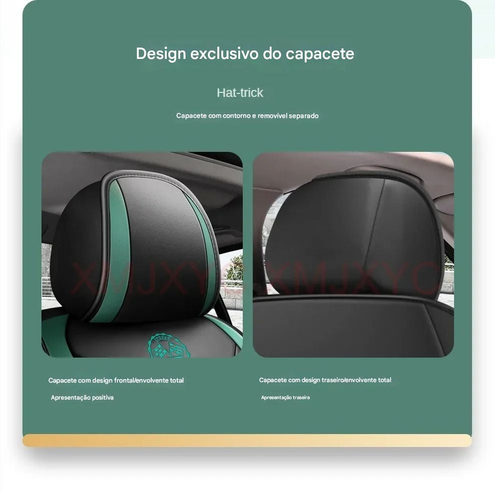 CAPA DE BANCO UNIVERSAL EM COURO PREMIUM!