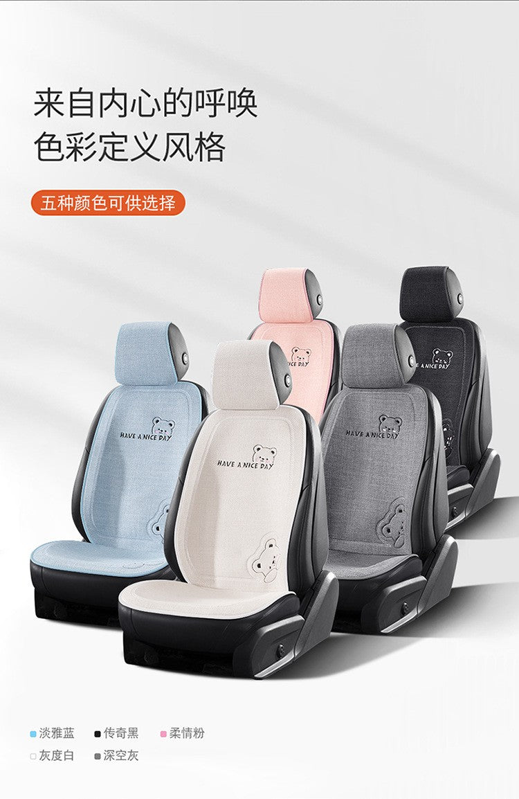 Capa de Almofada para Assento de Carro - Estilo, Conforto e Proteção Antiderrapante!