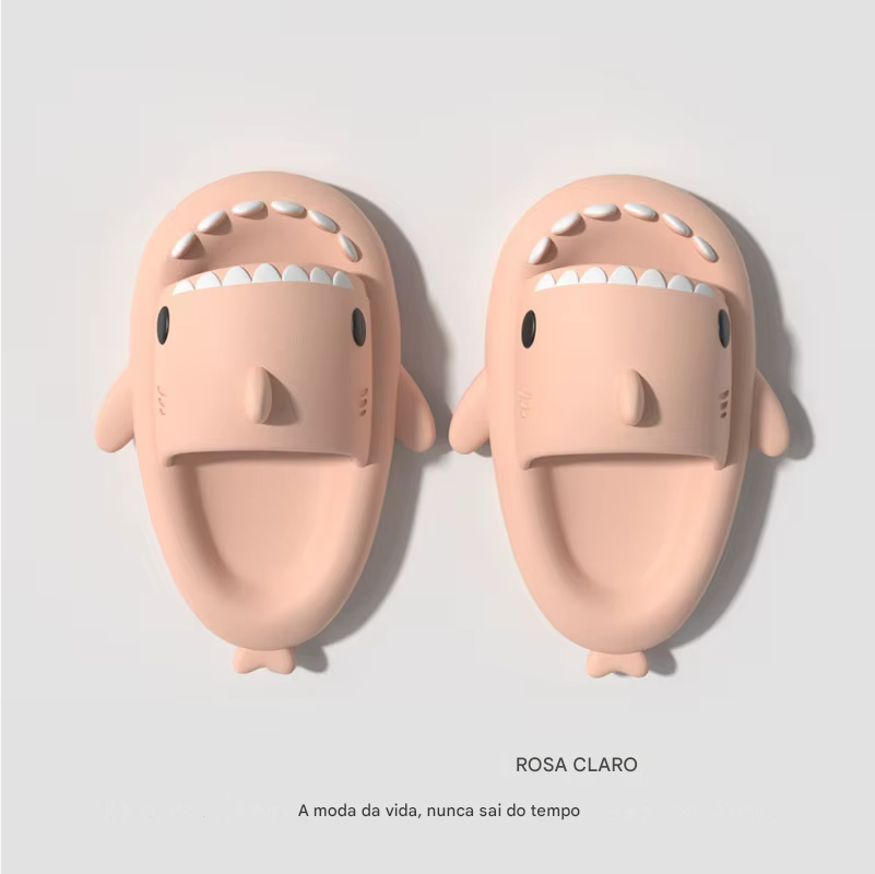 Apresentamos nossos chinelos de tubarão para mulheres e homens! Perfeitos para a praia ou para relaxar em casa, esses slides engraçados são a escolha ideal para casais que buscam conforto e estilo.