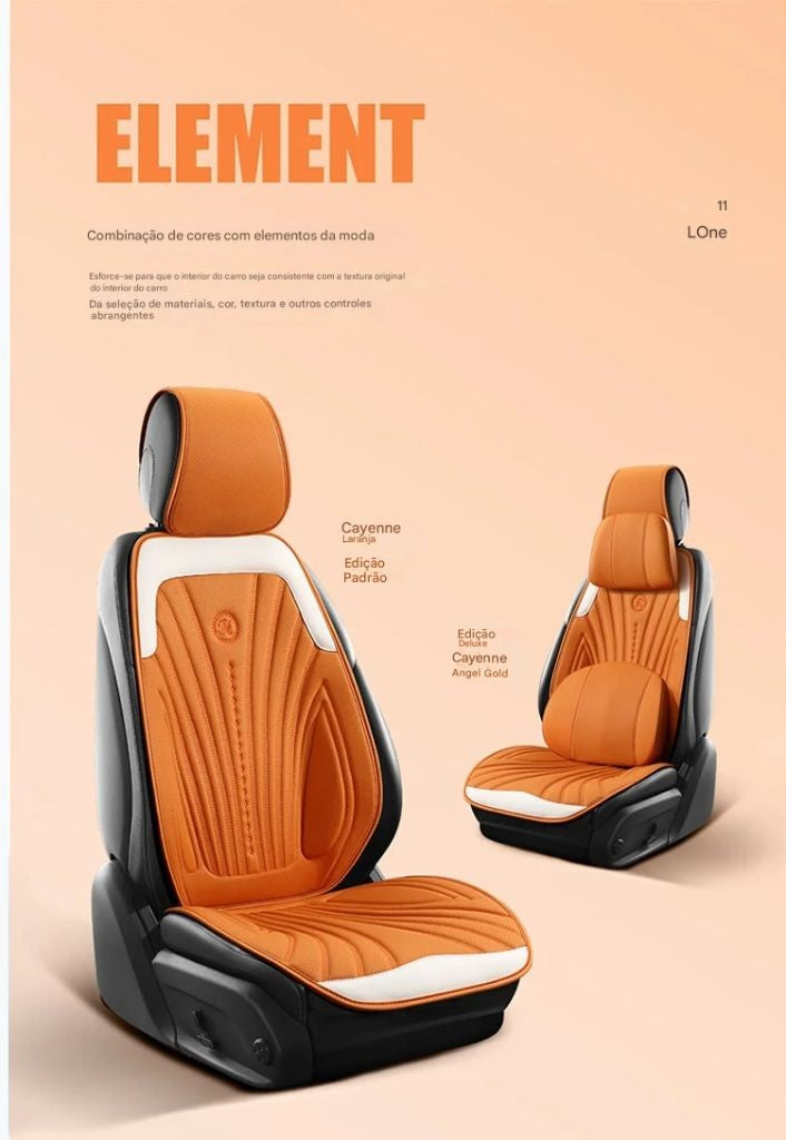 Capa de Assento Universal em Couro Premium – Conforto e Estilo em Todas as Estações!